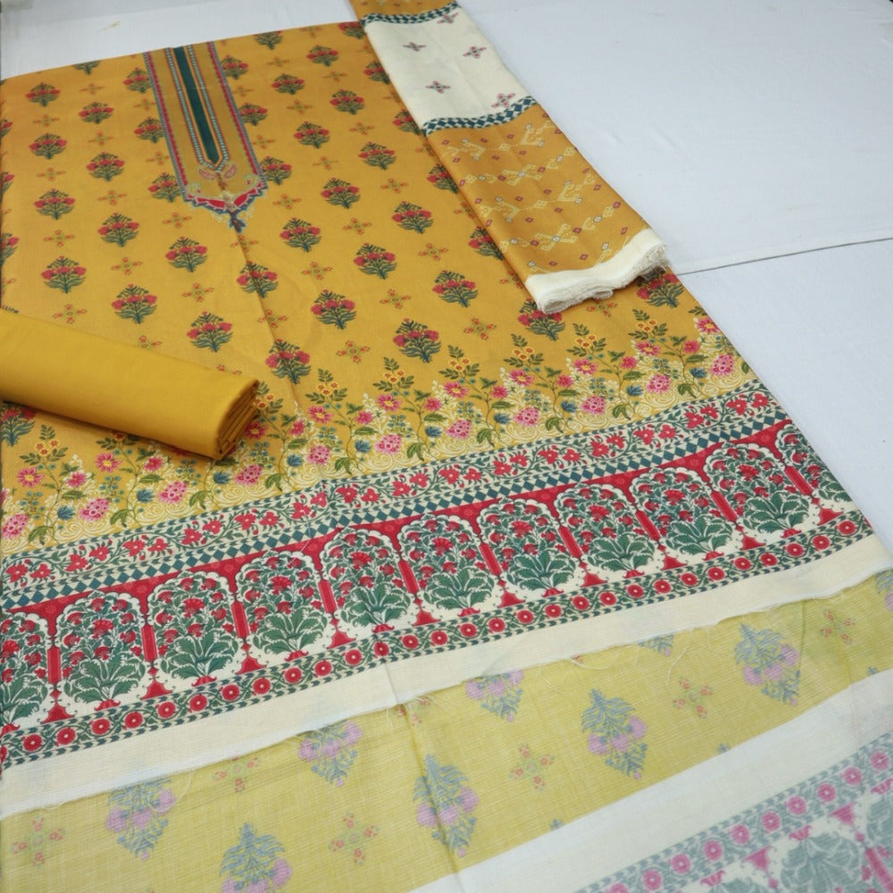 Doriya Lawn 3 Piece by Meko (1704-010)