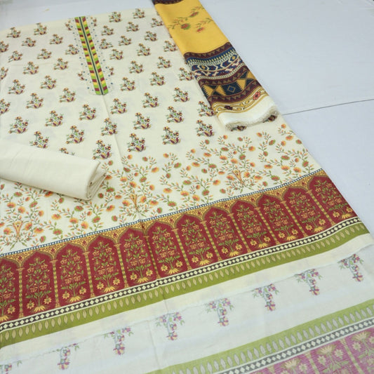 Doriya Lawn 3 Piece by Meko (1704-012)