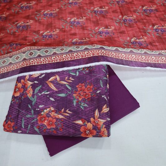 Hafiz Doriya Lawn 3 Piece (1707-001)