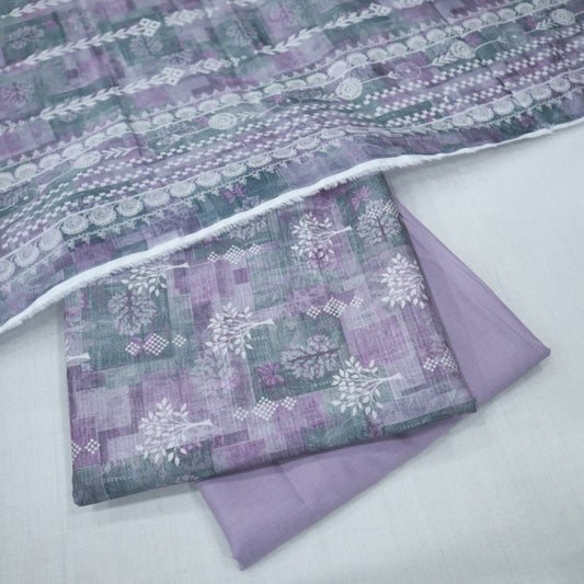 Hafiz Doriya Lawn 3 Piece (1707-012)