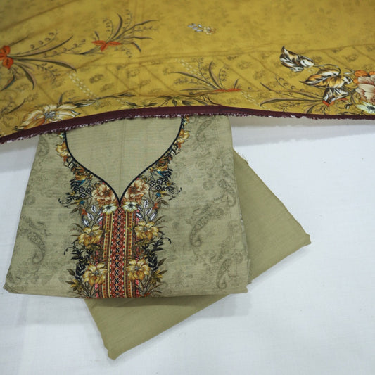 Dynasty Doriya Lawn 3 Piece (1710-009)