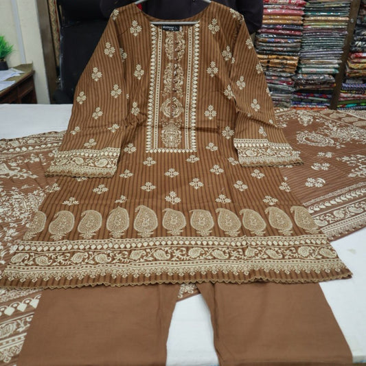 Safina Lawn 3 Piece Stitch (1719-004)