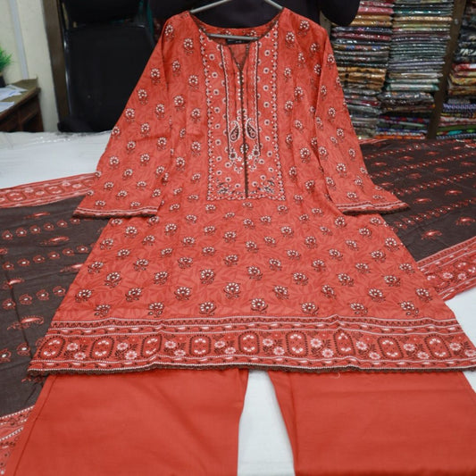 Safina Lawn 3 Piece Stitch (1719-014)