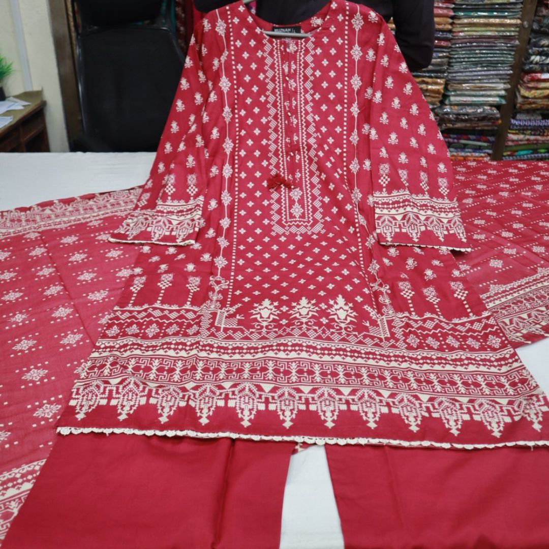 Safina Lawn 3 Piece Stitch (1719-018)