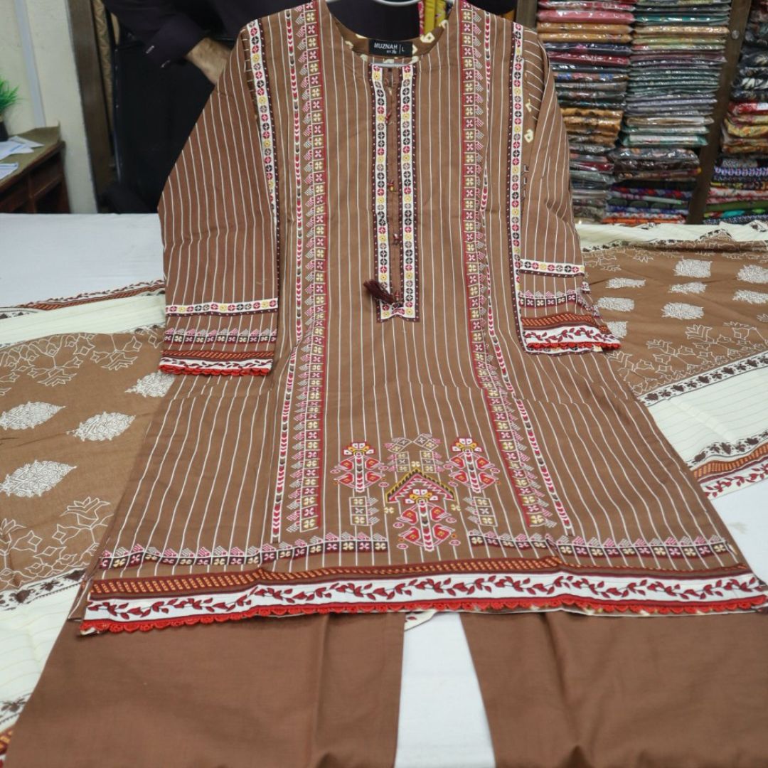 Safina Lawn 3 Piece Stitch (1719-023)