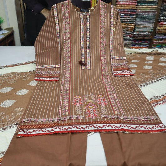 Safina Lawn 3 Piece Stitch (1719-023)