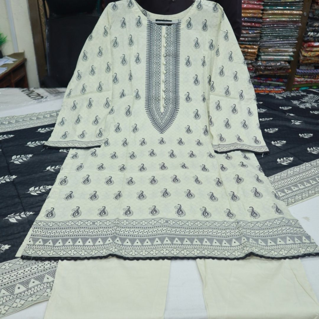 Safina Lawn 3 Piece Stitch (1719-025)