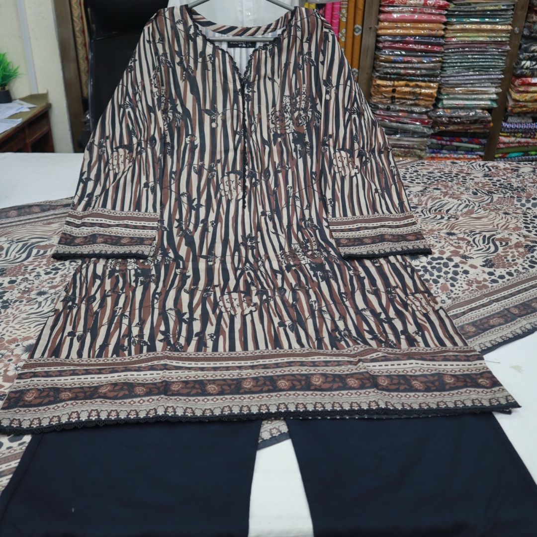 Safina Lawn 3 Piece Stitch (1719-033)