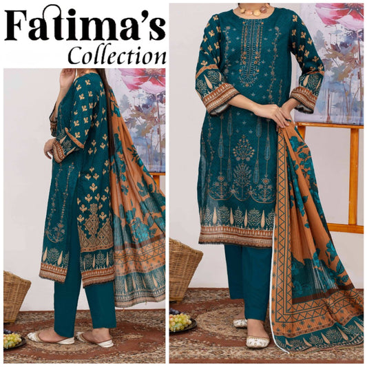 Uffaq Emboirdery Lawn 3 Piece (1720-001)