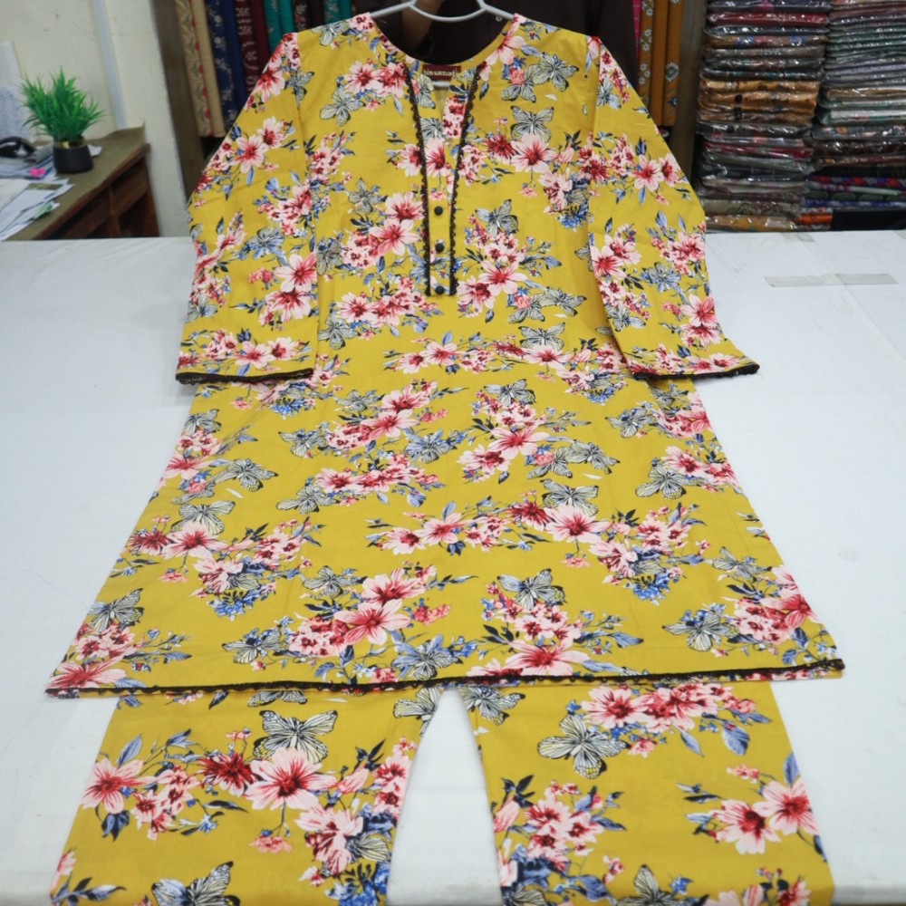 Bin Samad Lawn 2 Piece Stitch (1737-010)