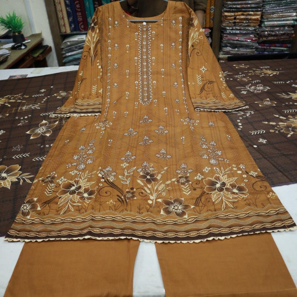 Hooria Tahir EMB Lawn & Doriya Dupatta (1742-006)