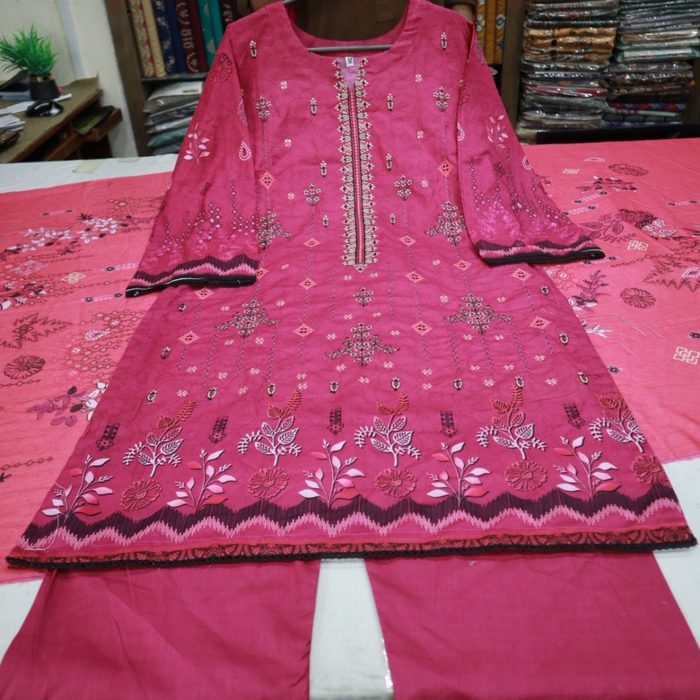 Hooria Tahir EMB Lawn & Doriya Dupatta (1742-008)