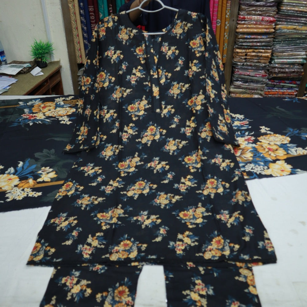 E.Stitch Lawn 3 Piece (1751-013)