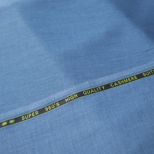 Super 960s Cashmere Self Sky Blue (1760-001)