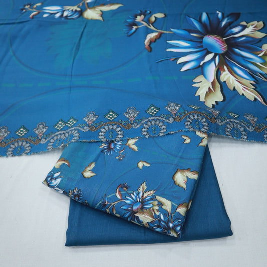 Chamki Leather Peach 3 Piece (1796-005)