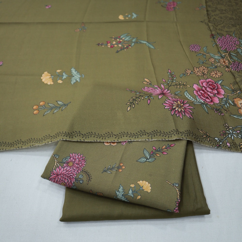 Chamki Leather Peach 3 Piece (1796-006)