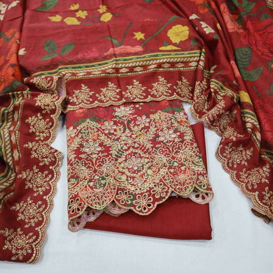 Shahkar Embroidered Khaddar by VS Textile (1797-002)