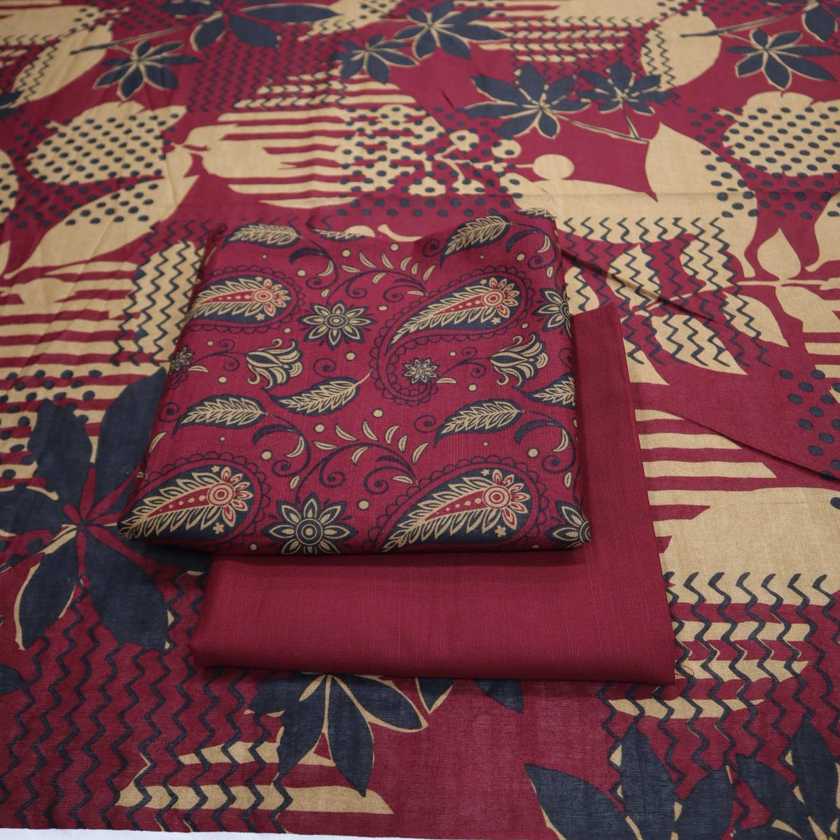ZESH Digital Khaddar 3 Piece (1799-003)