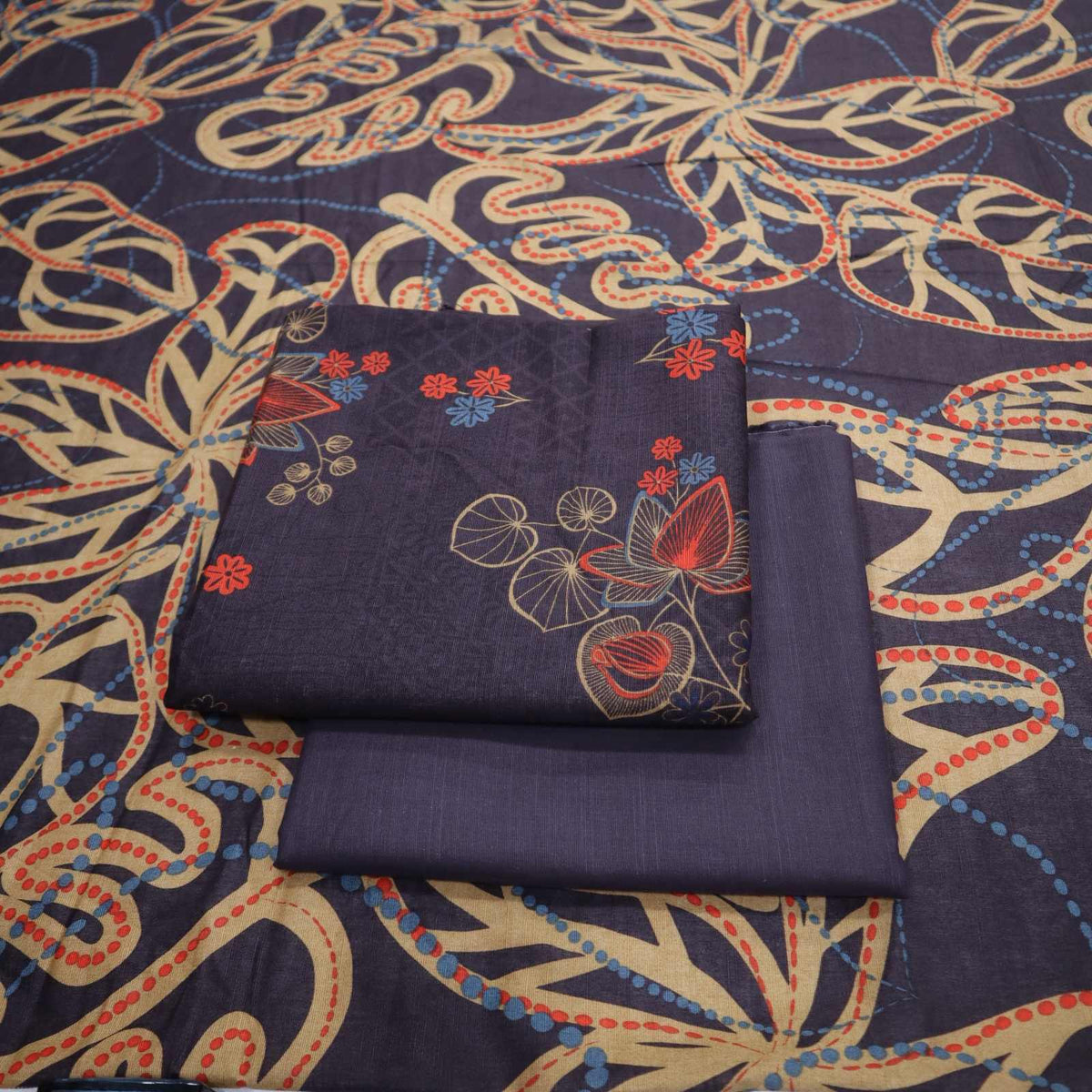 ZESH Digital Khaddar 3 Piece (1799-006)