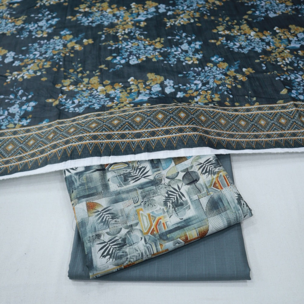 HZ Digital Khaddar 3 Piece (1809-001)