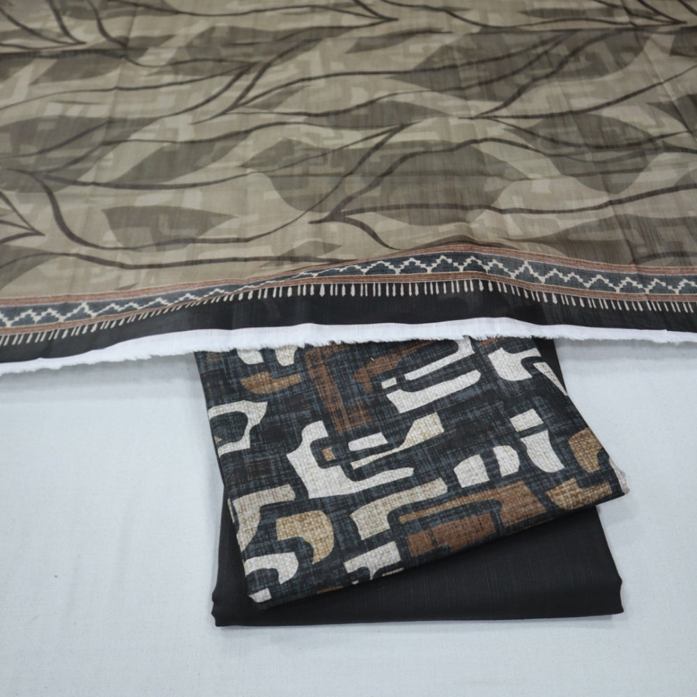 HZ Digital Khaddar 3 Piece (1809-002)