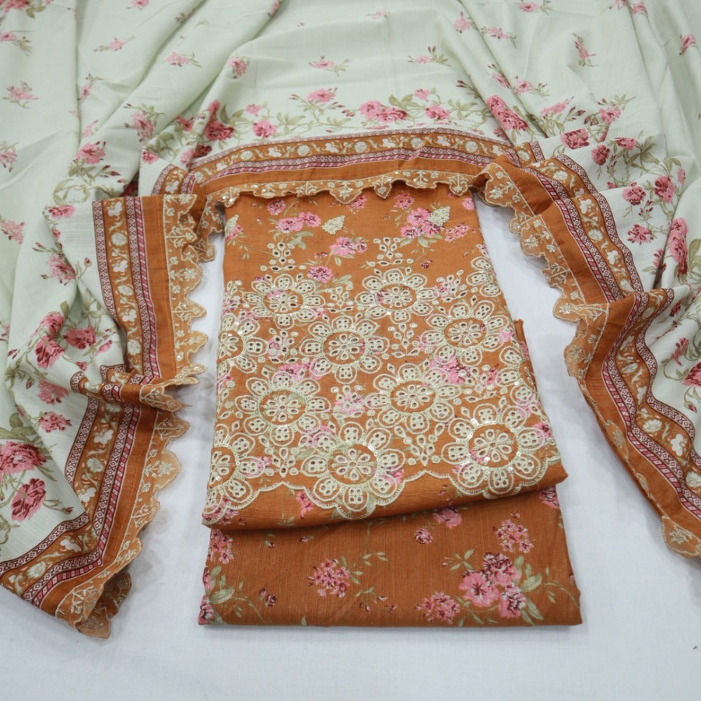 Narmin Embroidered Khaddar (1811-005)