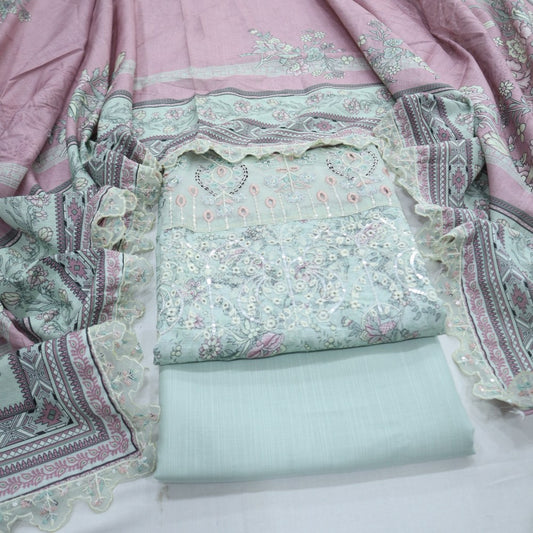 Narmin Embroidered Khaddar (1811-010)