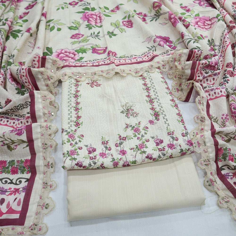 Narmin Embroidered Khaddar (1811-013)