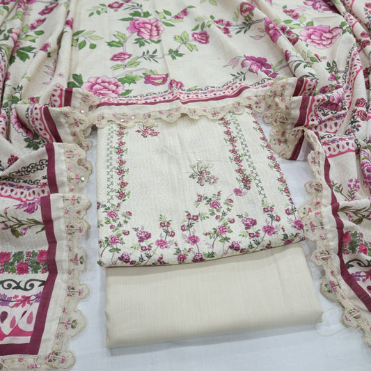 Narmin Embroidered Khaddar (1811-013)