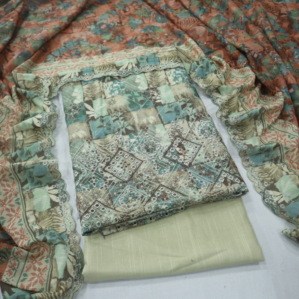 HZ Dhaga Kari Khaddar Embroidered (1828-006)