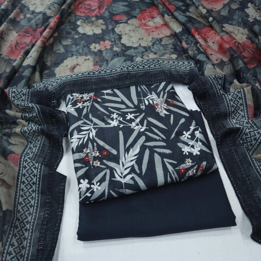 HZ Dhaga Kari Khaddar Embroidered (1828-007)