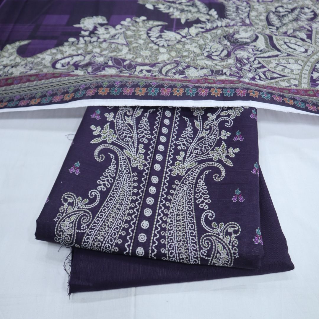 MauSummery Khaddar 3 Piece (1837-011)