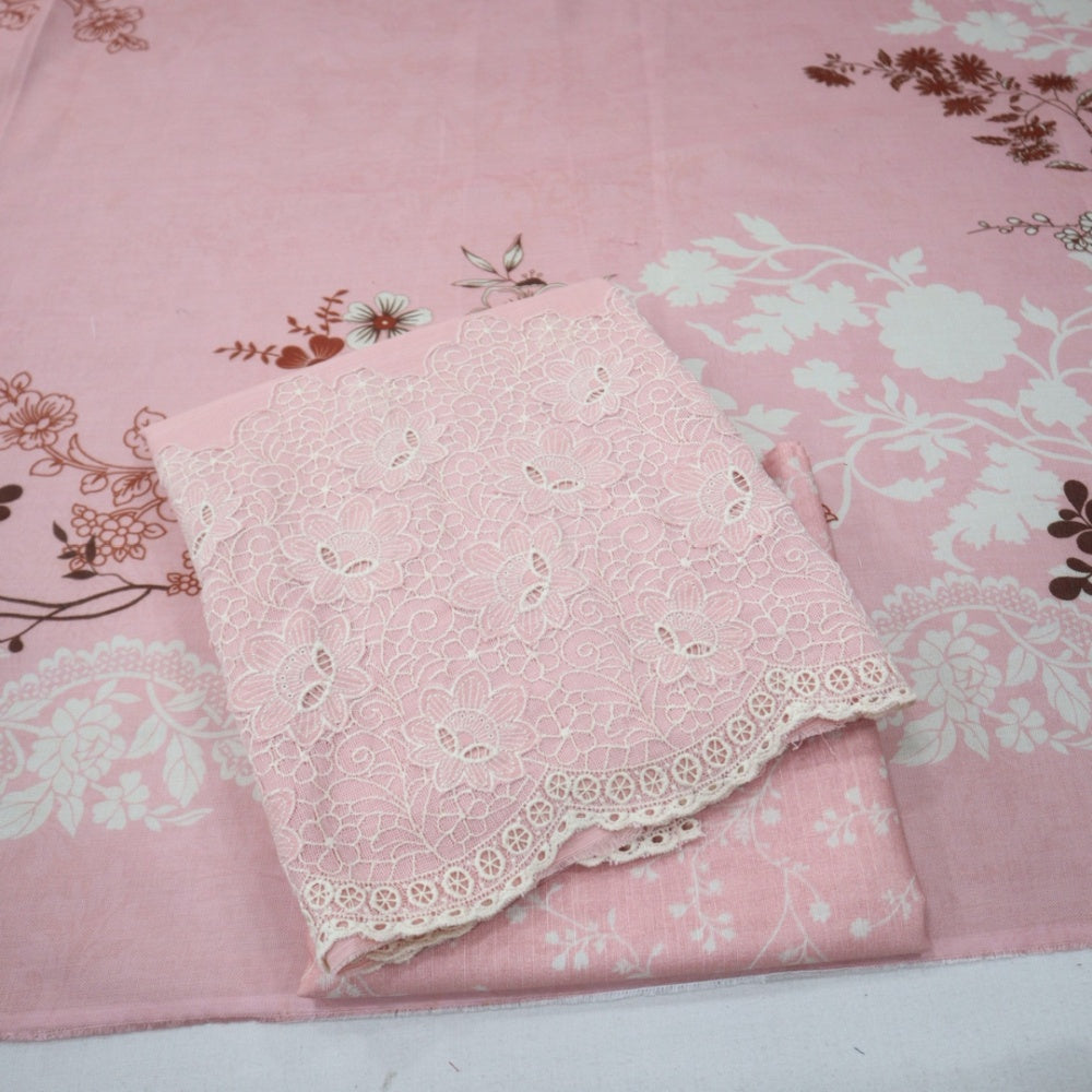 HZ Embroidered Khaddar with Wool Shawl (1843-004)