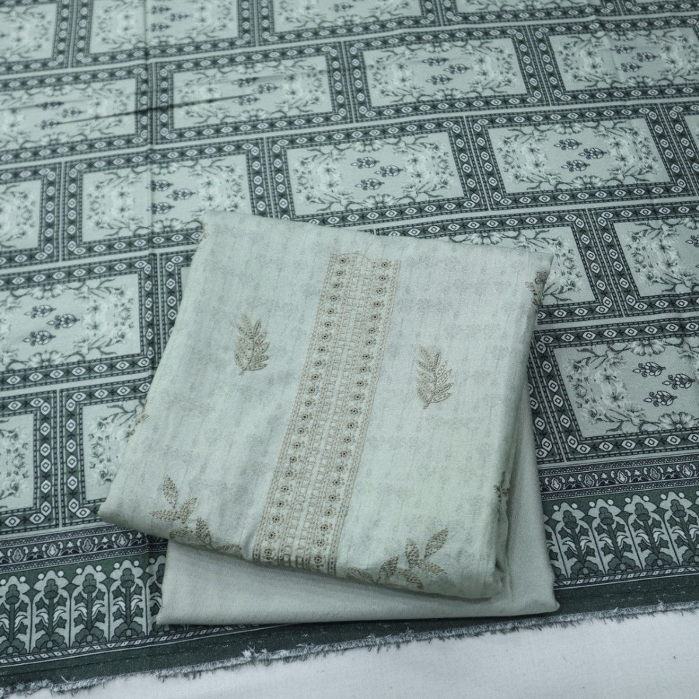 Karandi Heavy Embroidered with Laser Work (1845-002)