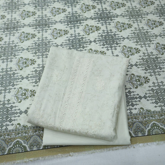 Karandi Heavy Embroidered with Laser Work (1845-003)