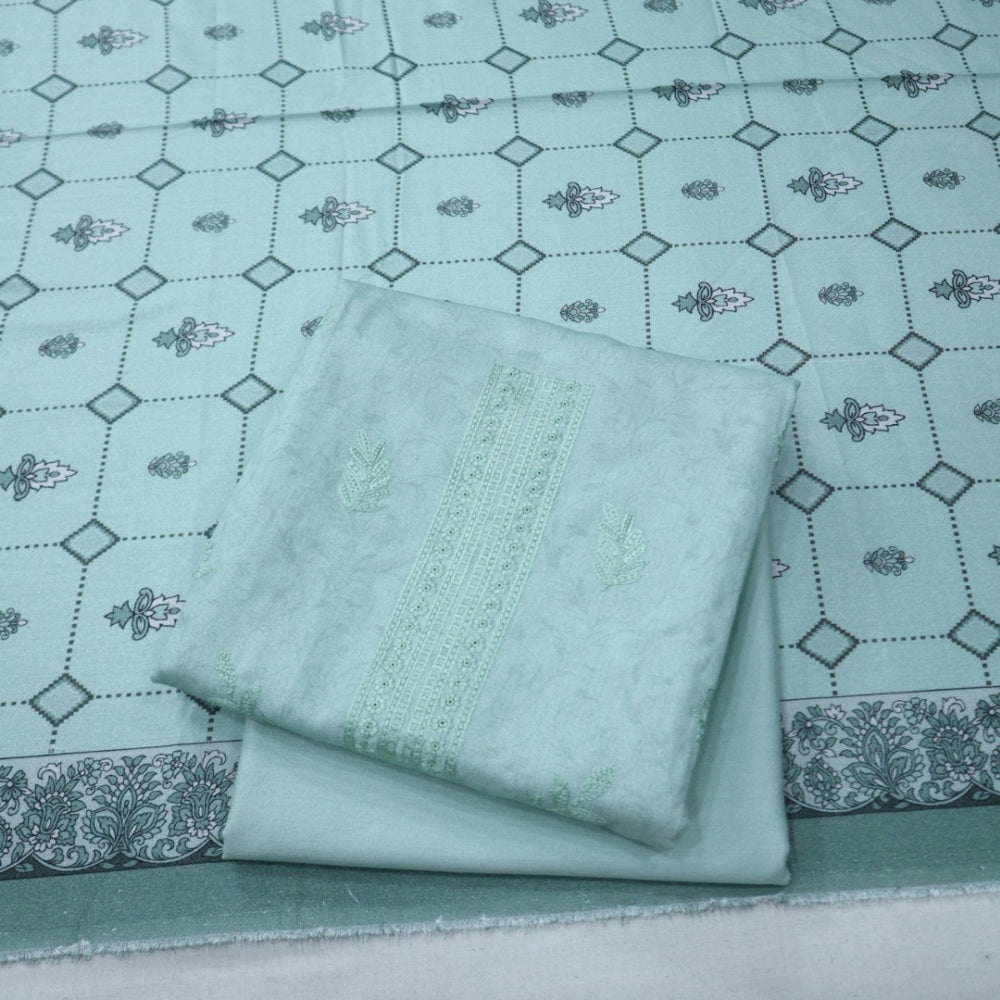 Karandi Heavy Embroidered with Laser Work (1845-004)