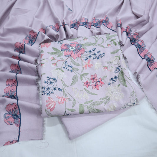 Bareeza EMB Karandi with EMB Shawl (1849-001)