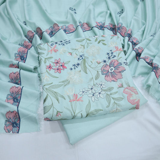 Bareeza EMB Karandi with EMB Shawl (1849-004)