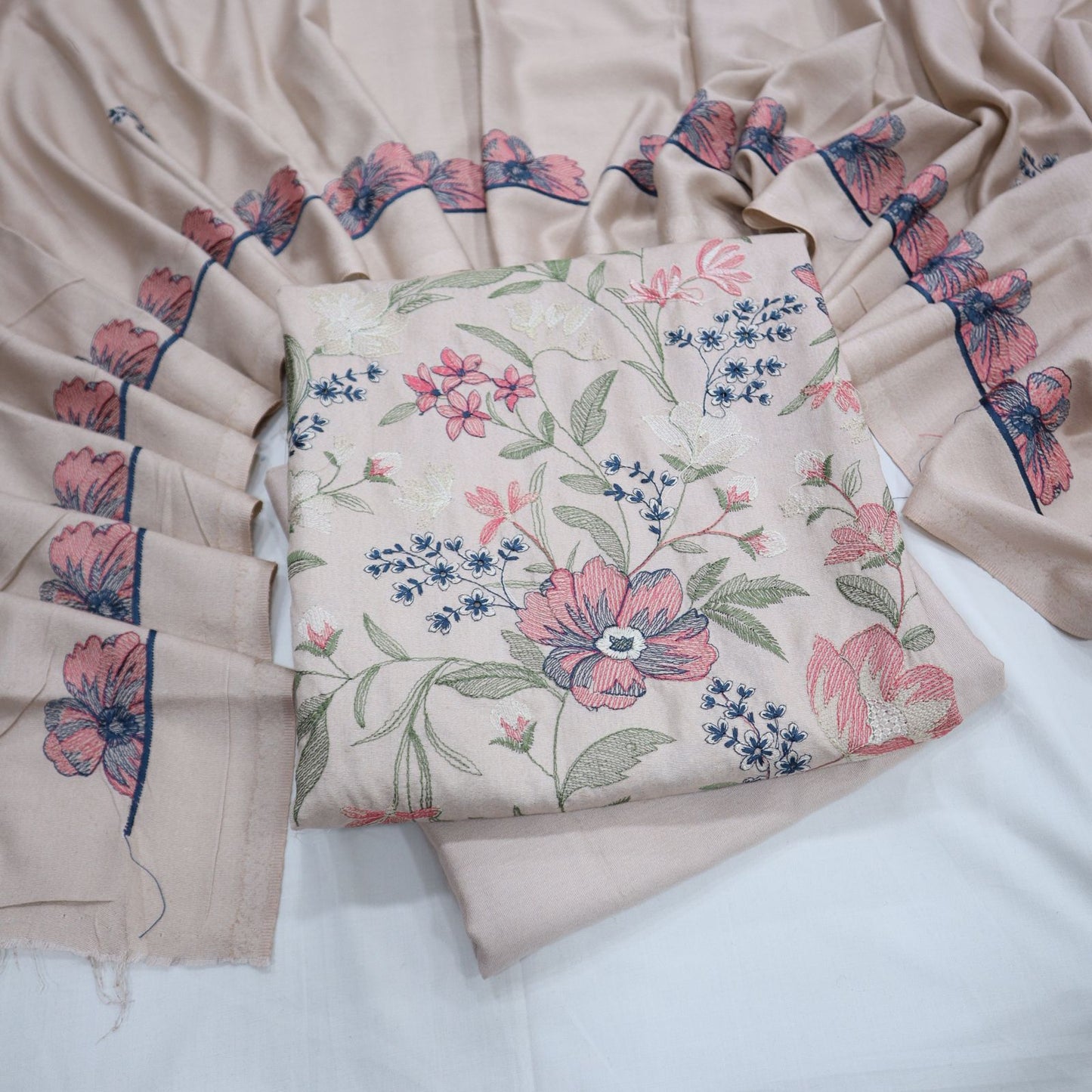 Bareeza EMB Karandi with EMB Shawl (1849-005)