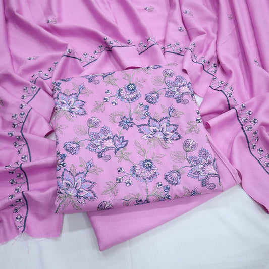 Bareeza EMB Karandi with EMB Shawl (1849-008)