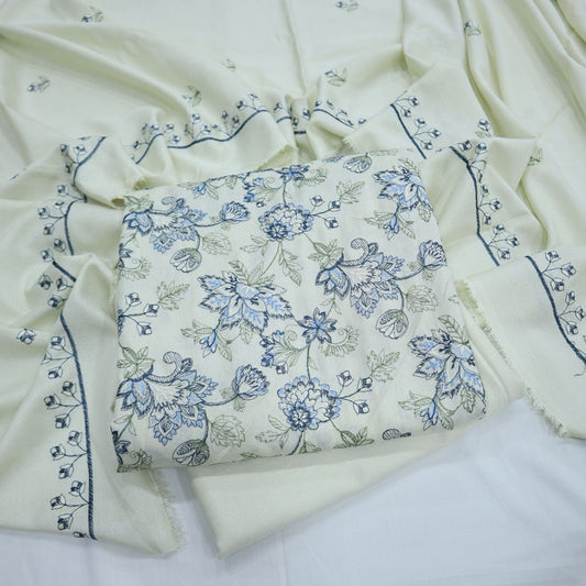 Bareeza EMB Karandi with EMB Shawl (1849-010)