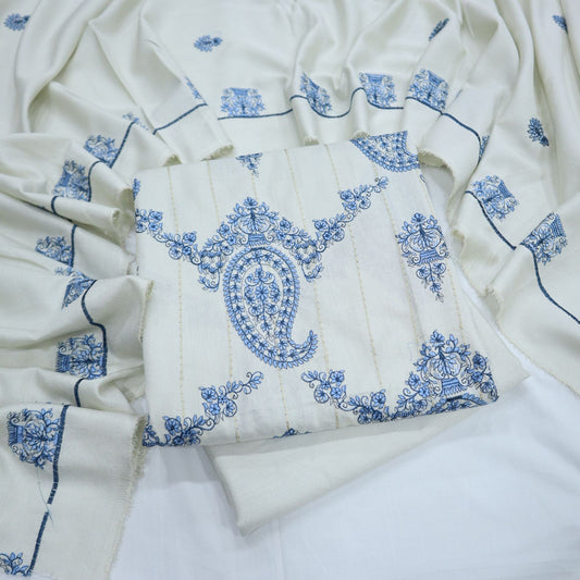 Bareeza EMB Karandi with EMB Shawl (1849-012)