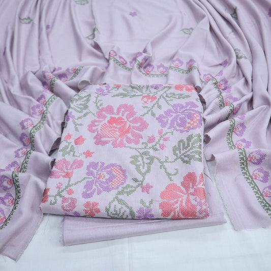 Bareeza EMB Karandi with EMB Shawl (1849-016)