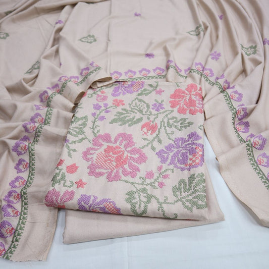 Bareeza EMB Karandi with EMB Shawl (1849-017)