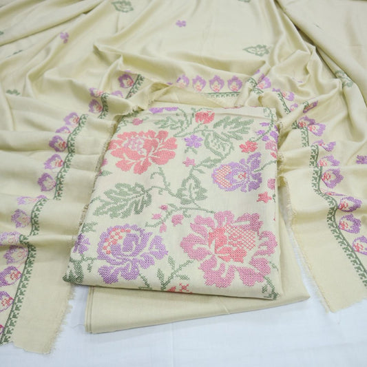 Bareeza EMB Karandi with EMB Shawl (1849-018)