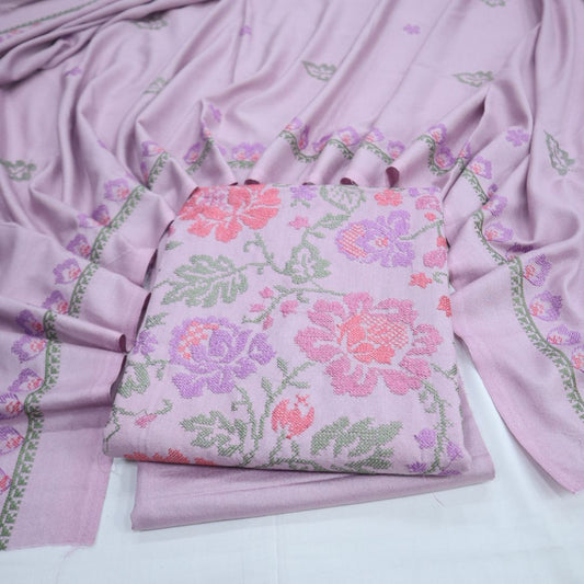 Bareeza EMB Karandi with EMB Shawl (1849-019)