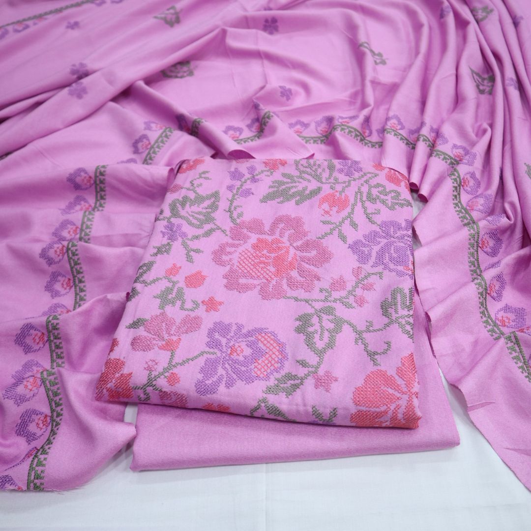 Bareeza EMB Karandi with EMB Shawl (1849-020)