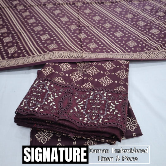 Signature Supreme Linen Embroidered (1853-001)