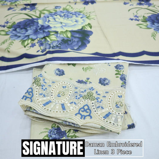 Signature Supreme Linen Embroidered (1853-005)
