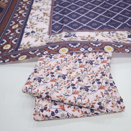 Digital Slub Dora Lawn 3 Piece (1864-004)